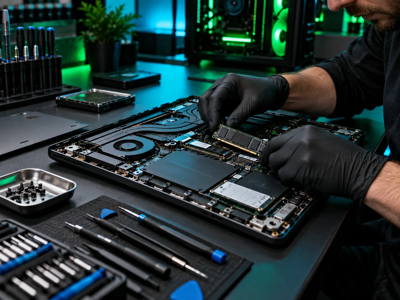 Riparazione notebook e upgrade hardware