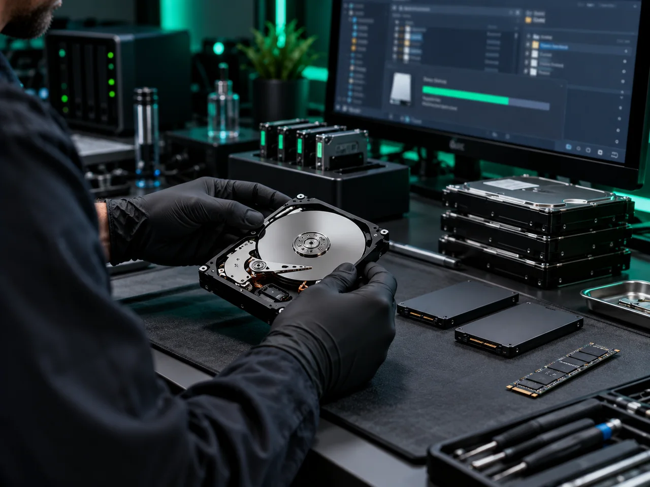 Supporto tecnico per recupero dati da computer e notebook
